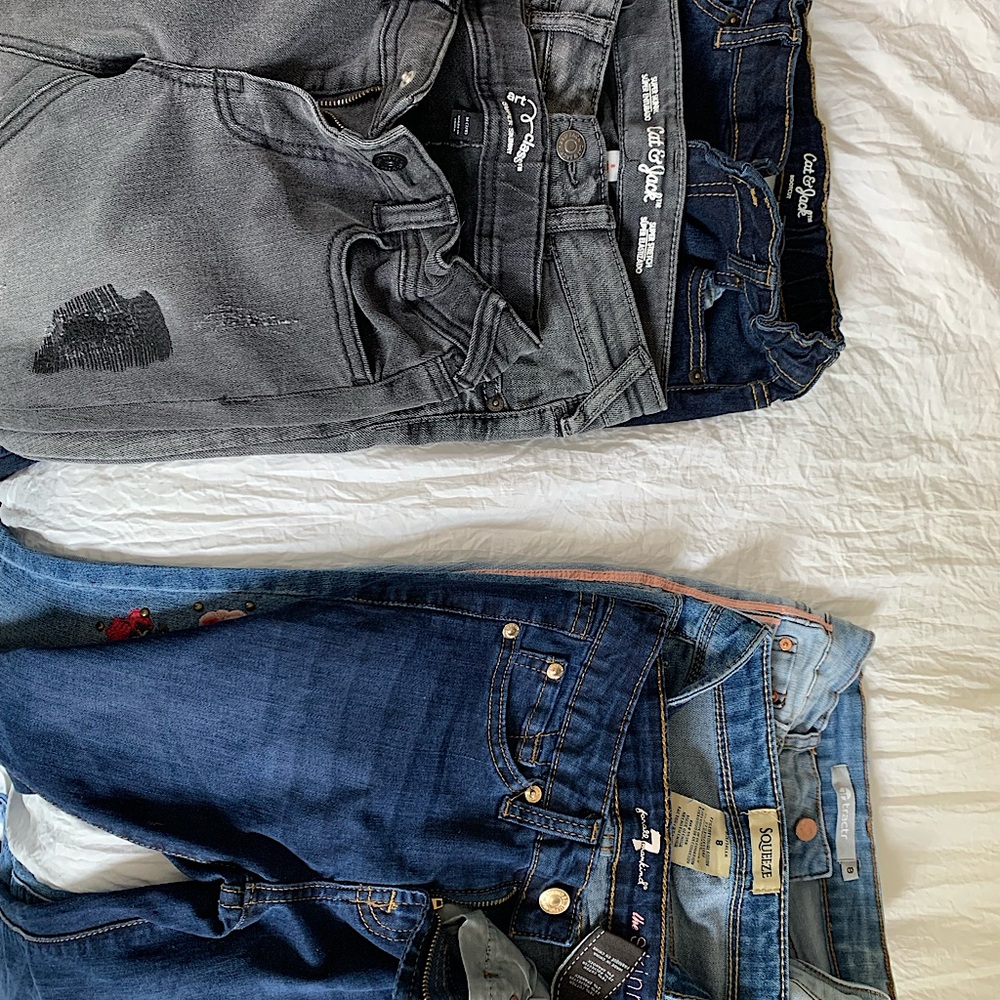 Girls size 8 denim bundle. Excellent condition!